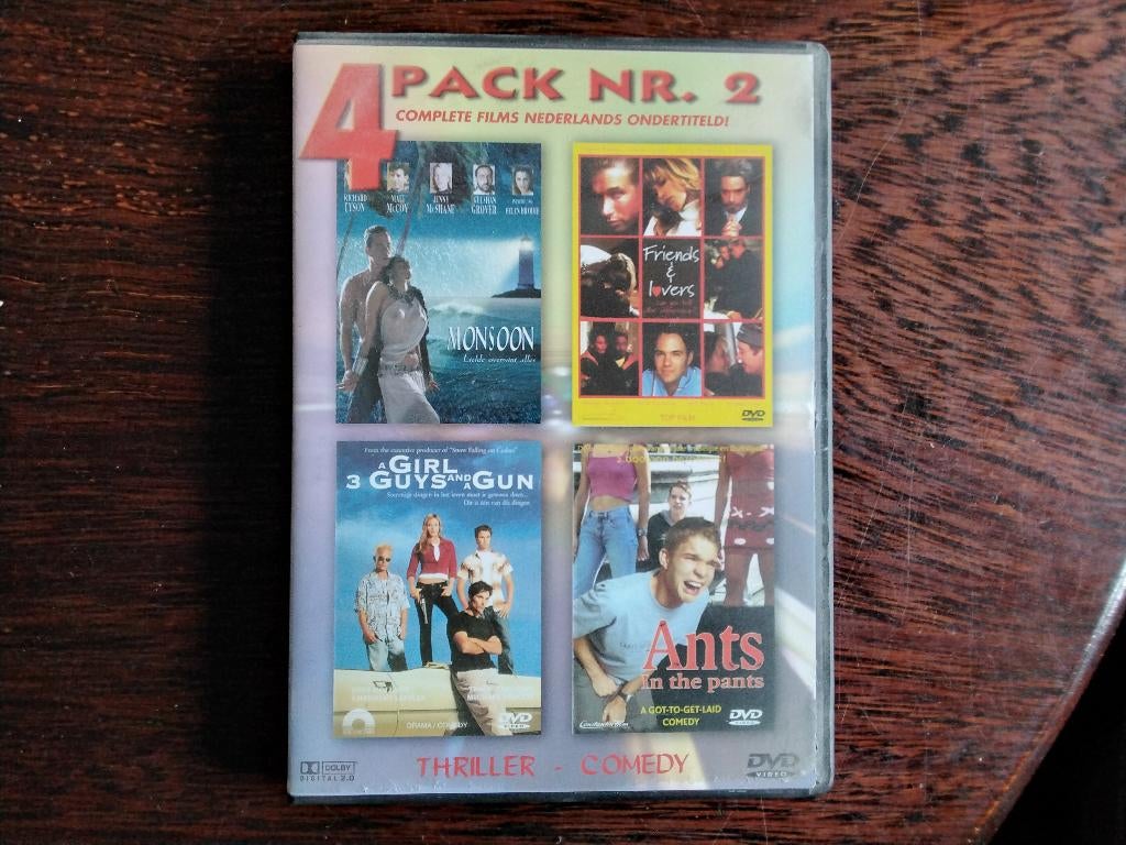 4 pack nr 2, origineel, Vanaf 12 jaar, Ophalen of Verzenden, Zo goed als nieuw, Actiethriller