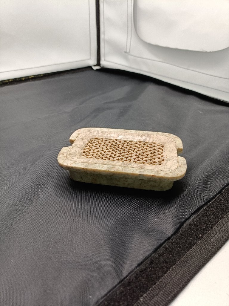 zeepbakje, Huis en Inrichting, Bruin, Overige merken, Zo goed als nieuw, Zeepdispenser/zeepbakje
