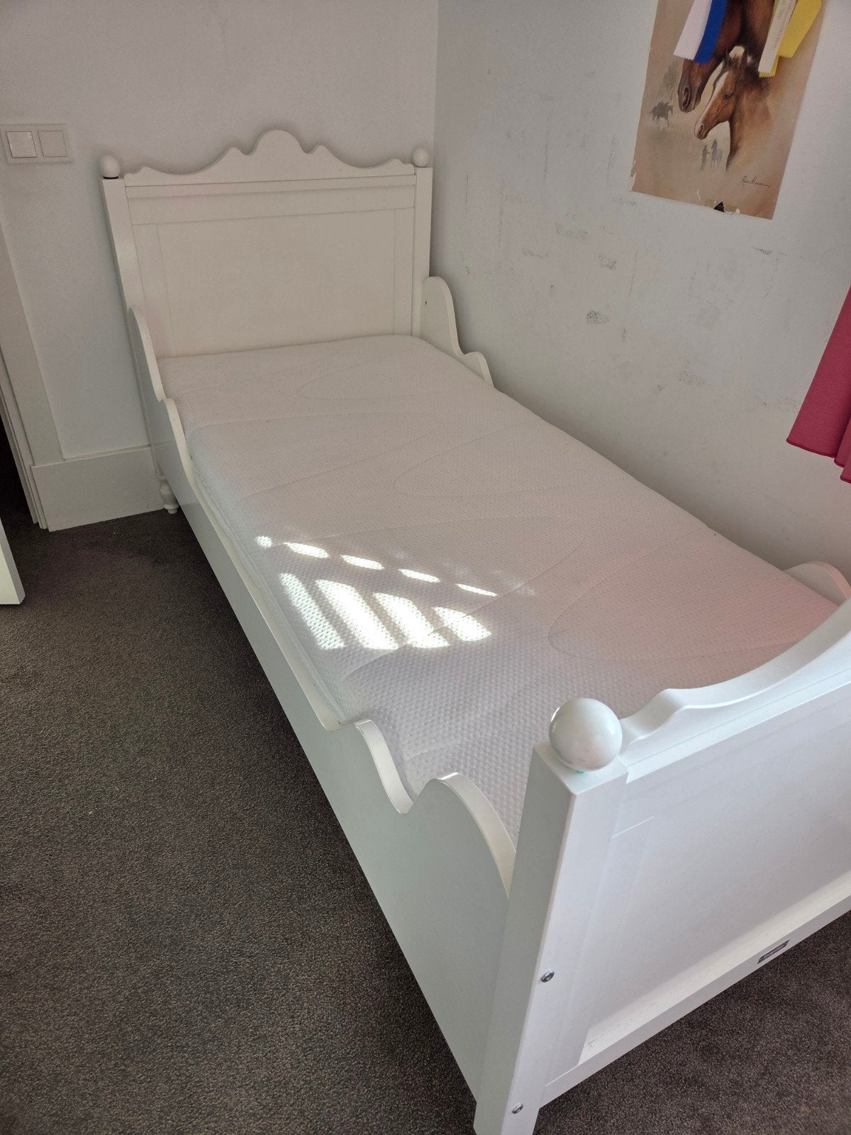 Complete Meidenkamer: Bed, Kast, Nachtkastje & Bureau, Ophalen, Gebruikt, Meisje