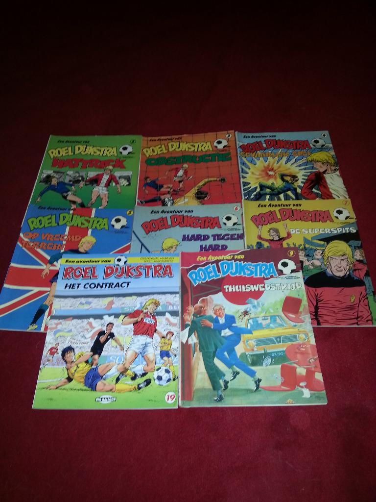 Roel Dijkstra albums ,  7  x, Meerdere stripboeken, Verzenden, Gelezen