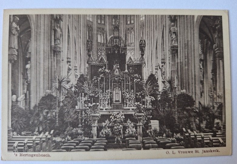AK - Hertogenbosch - O.L. Vrouwe St. Janskerk (1916), Verzenden, Voor 1920, Gelopen, Noord-Brabant