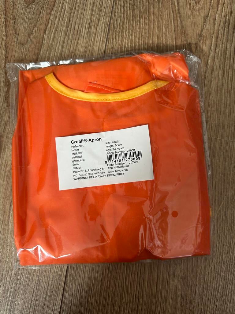 Creall verfschort oranje, maat small, Ophalen of Verzenden, Nieuw, Gereedschap of Toebehoren