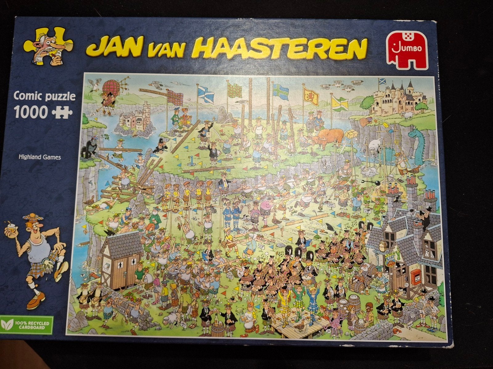 Jan van Haasteren Highland games 1000, Ophalen, 500 t/m 1500 stukjes, Zo goed als nieuw