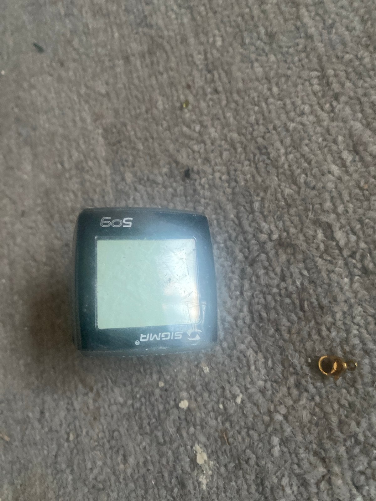 Sigma GoS fietscomputer, Ophalen of Verzenden, Snelheidssensor, Gebruikt