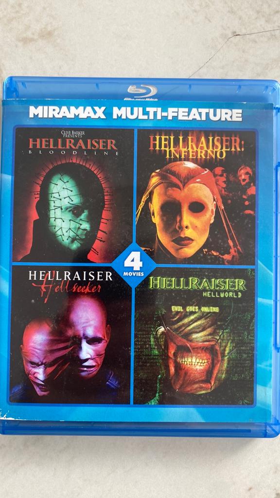 Hellraiser 4 movie collection horror, Ophalen of Verzenden, Zo goed als nieuw, Horror