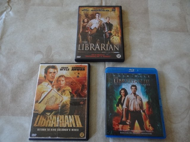 Librarian 1 t/m 3 Blu-ray en DVD., Boxset, Avontuur, Engels, Nederlands