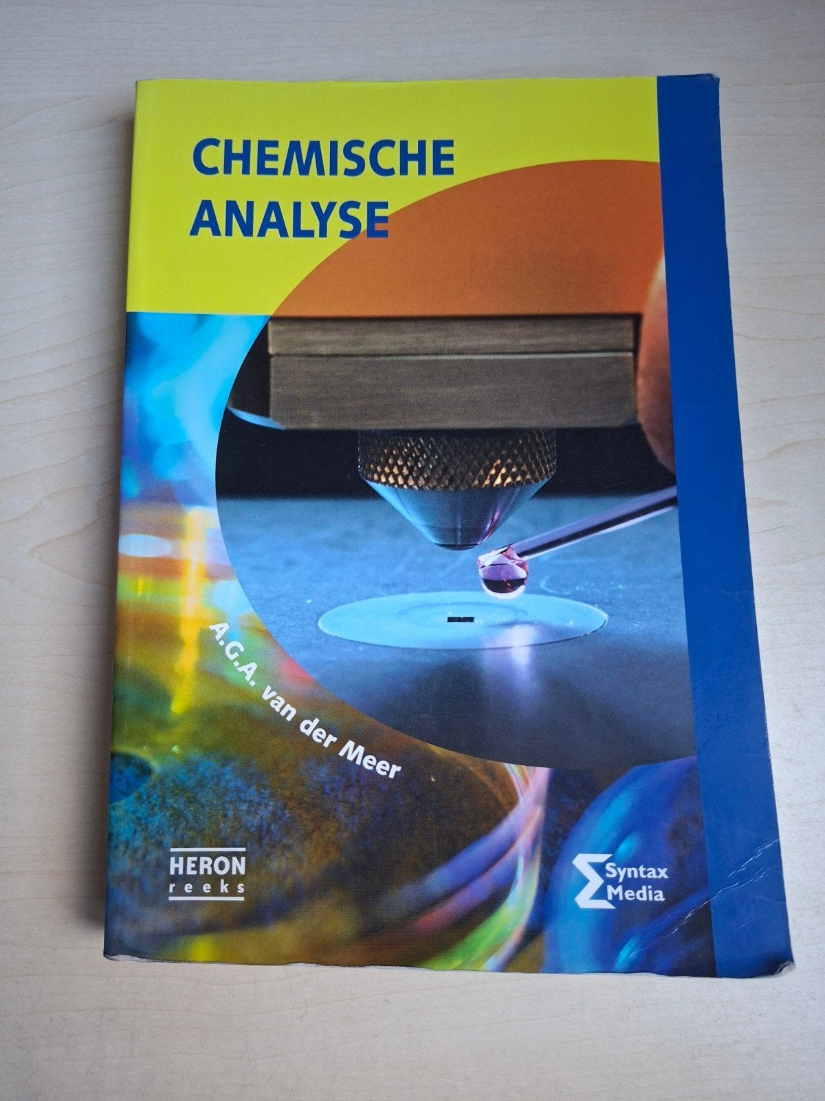 Chemische Analyse - A.G.A. van der Meer, Boeken, A.G.A. van der Meer, Zo goed als nieuw, Beta, HBO