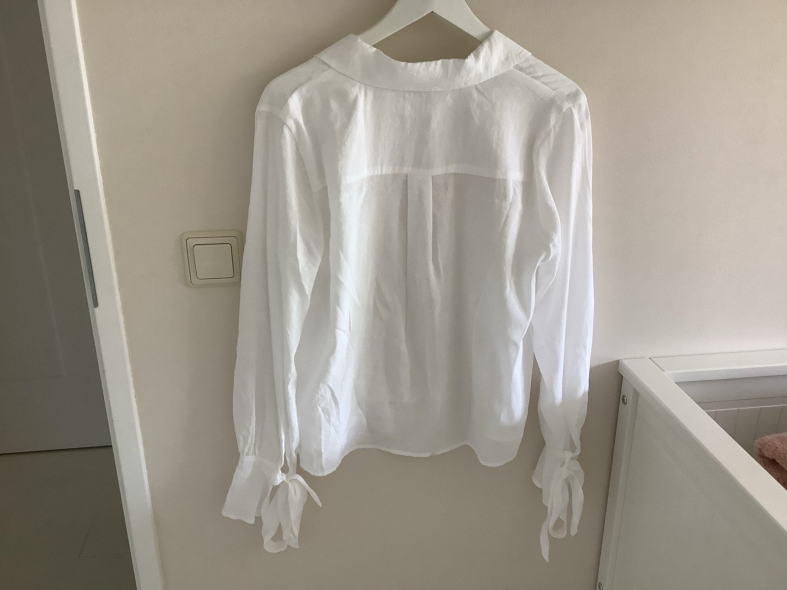 Witte blouse Cotton Club maat L in nieuwstaat, Kleding | Dames, Blouses en Tunieken, Ophalen of Verzenden, Zo goed als nieuw, Maat 42/44 (L)