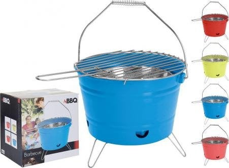 Barbecue Emmer 4 assort kleur 27cm, Ophalen, Nieuw