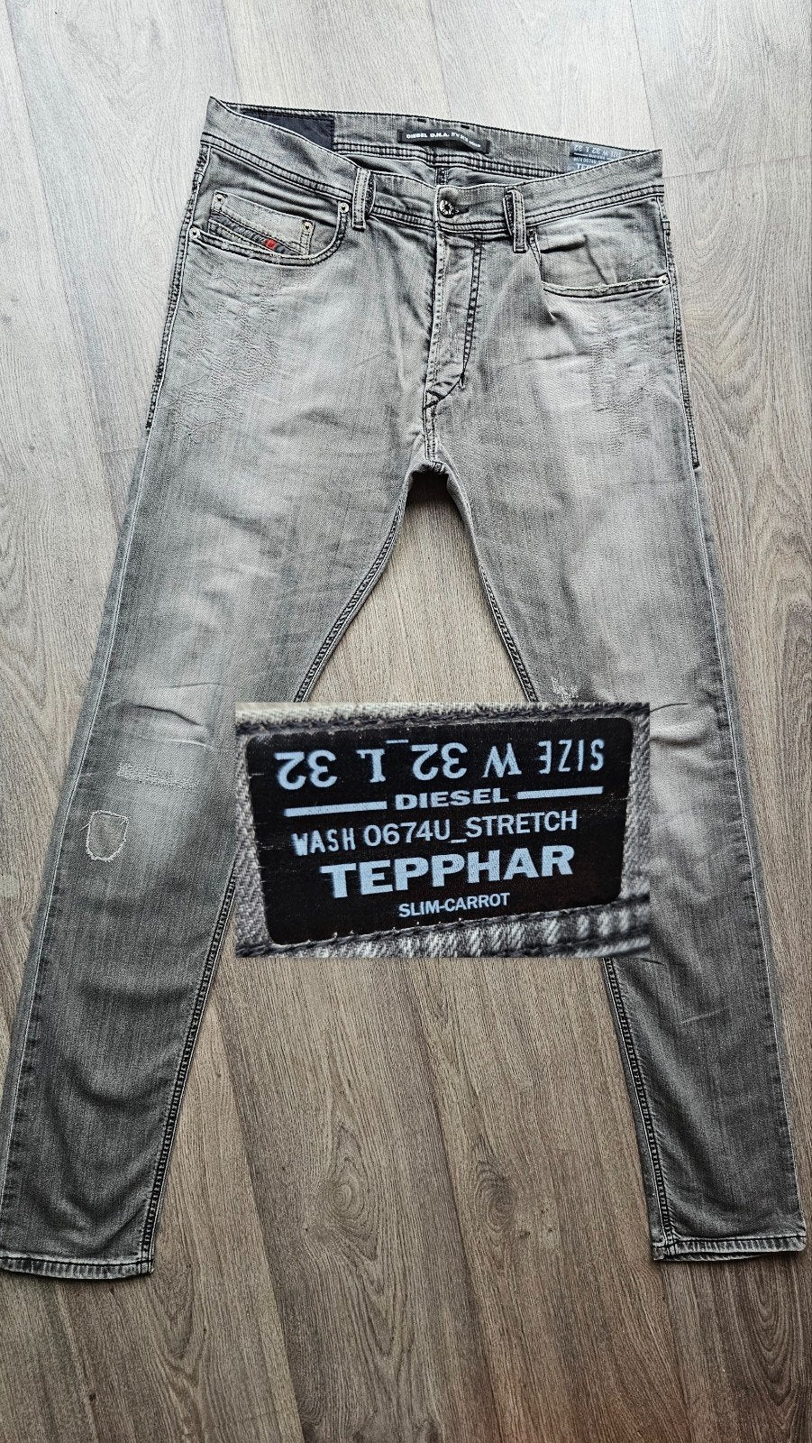 Diesel TEPPHAR W32 L32 * 32x32 - slim carrot - #D1535, Diesel, Diesel, W32 (confectie 46) of kleiner, Ophalen of Verzenden