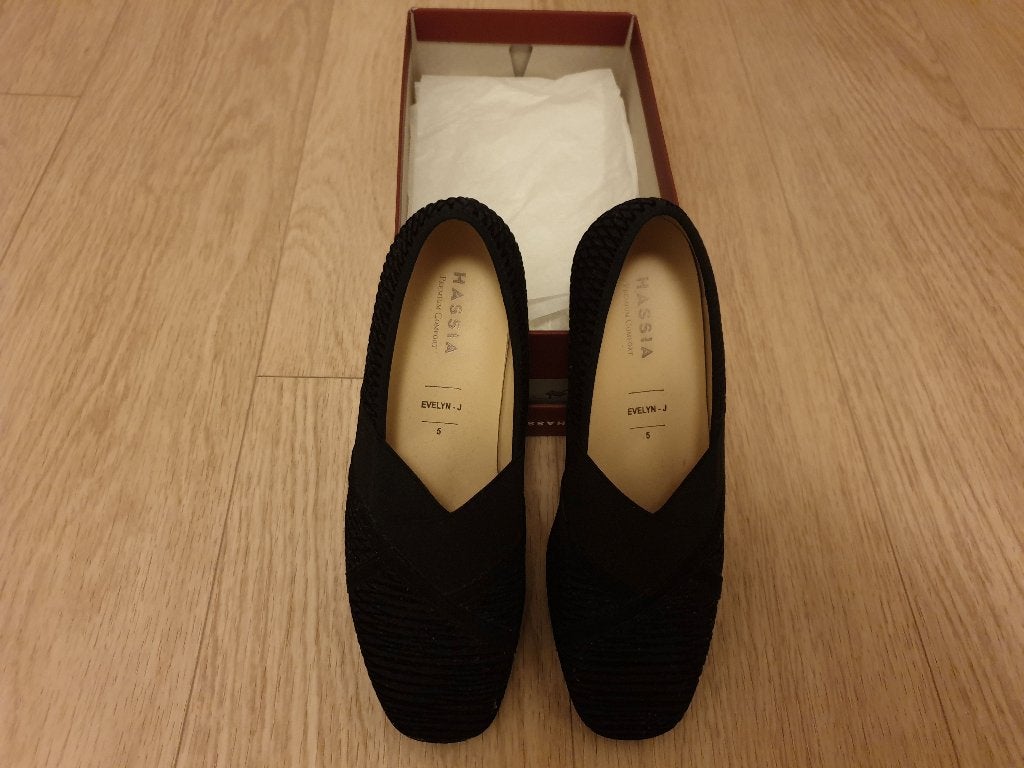 Nieuwe zwarte pumps comfort maat 38, Hassia, Pumps, Zwart, Nieuw