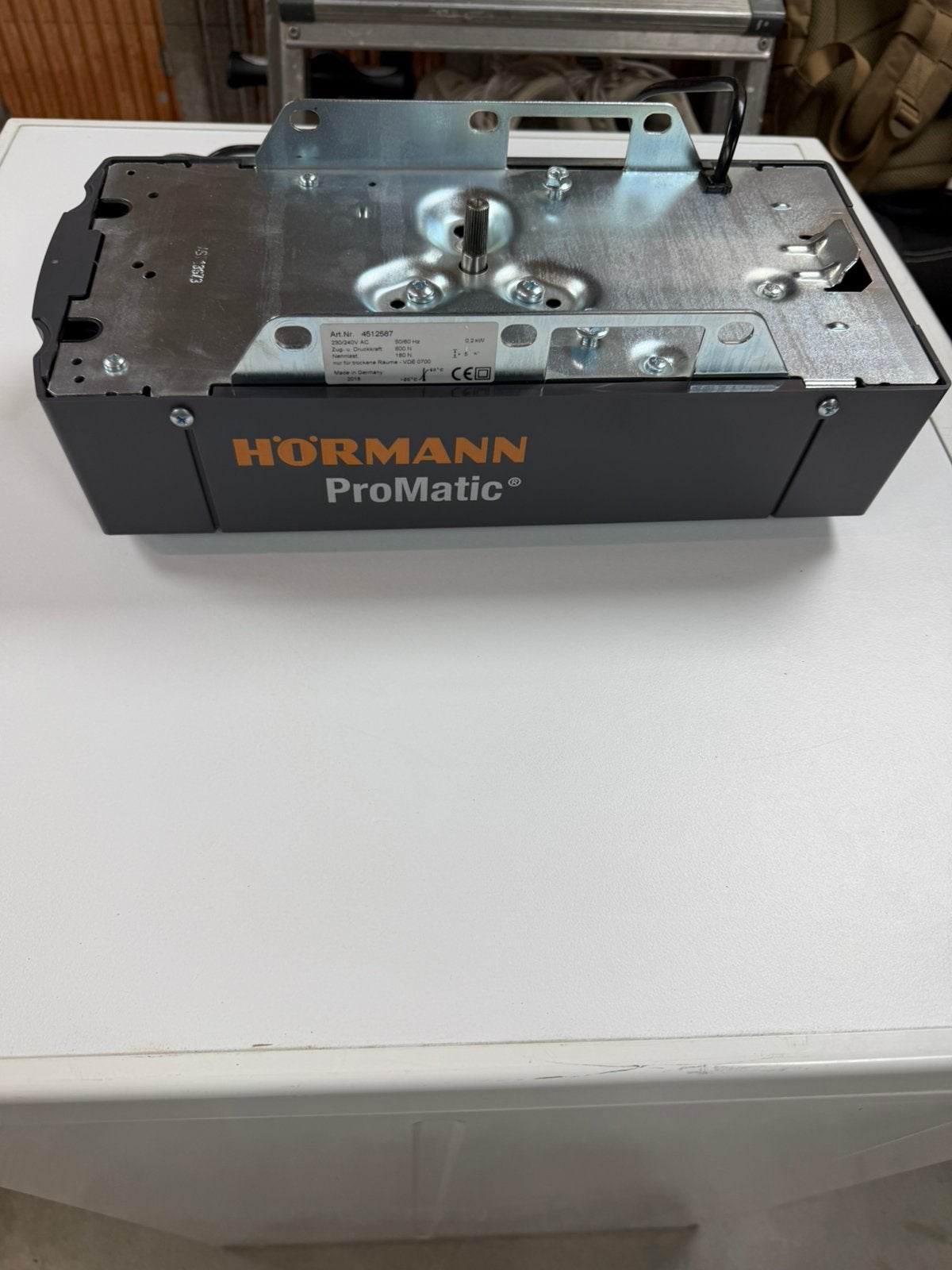 Hormann promatic 3 motorkop, Ophalen of Verzenden, Zo goed als nieuw, Garagedeur