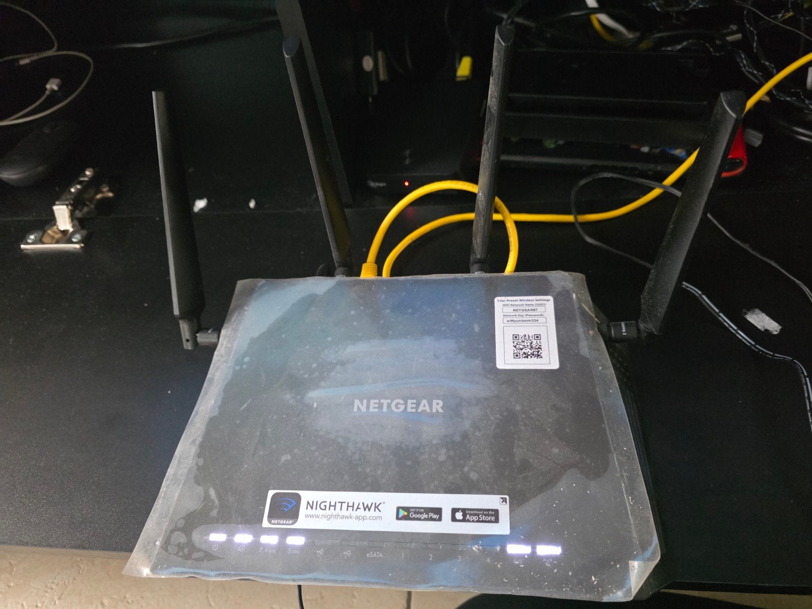 Netgear Nighthawk X4S R7800 Router - Zo goed als nieuw, Ophalen of Verzenden, Zo goed als nieuw, Router, Netgear