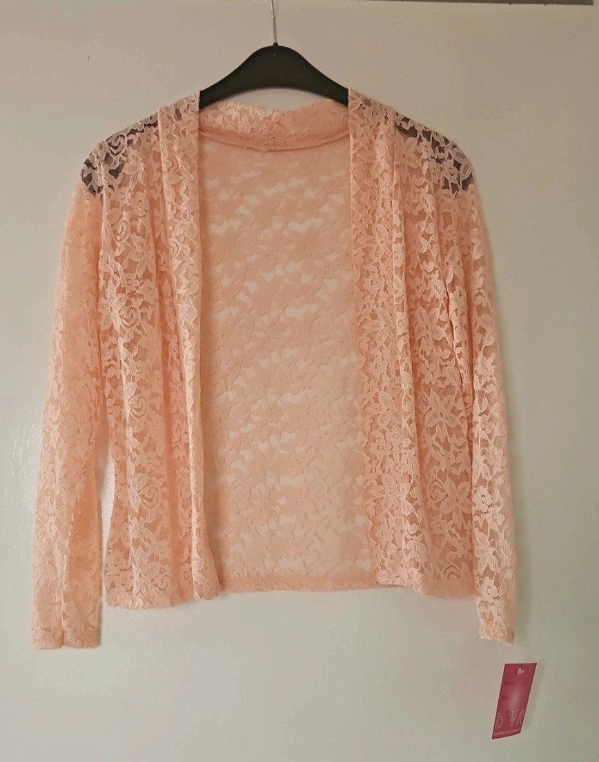 Diva Roze Kanten Bolero Jasje - Nieuw met prijskaartje, Kleding | Dames, Diva, Ophalen of Verzenden, Nieuw