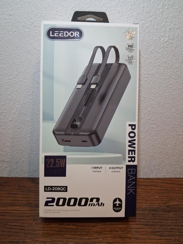 Powerbank perfect voor onderweg!, Verzenden, Nieuw