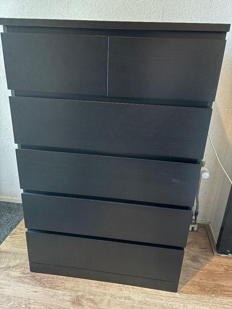 Malm ladekast, Ophalen, Gebruikt, 5 laden of meer, 50 tot 100 cm