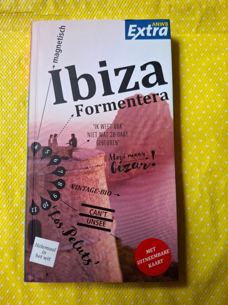 ANWB Extra Reisgids Ibiza Formentera met uitneembare kaart, Boeken, Reisgidsen, Europa, Ophalen of Verzenden, Reisgids of -boek