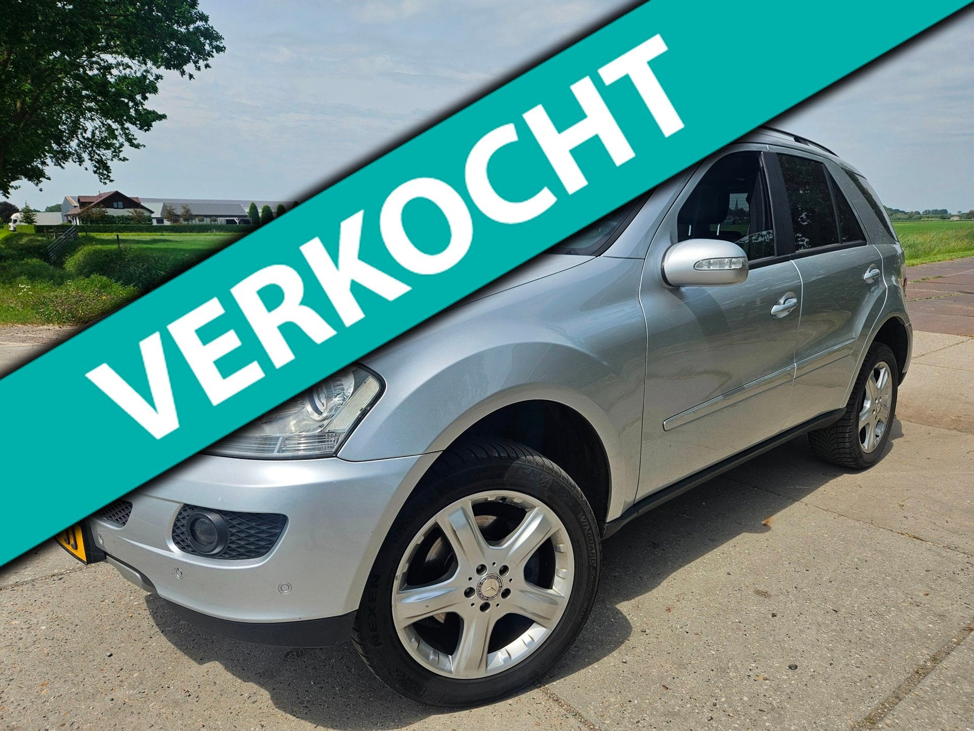Mercedes-Benz M-klasse 320 CDI/ automaat/ 5 peroons/ bj 2005, Automaat, Gebruikt, Zwart, 255 €/maand