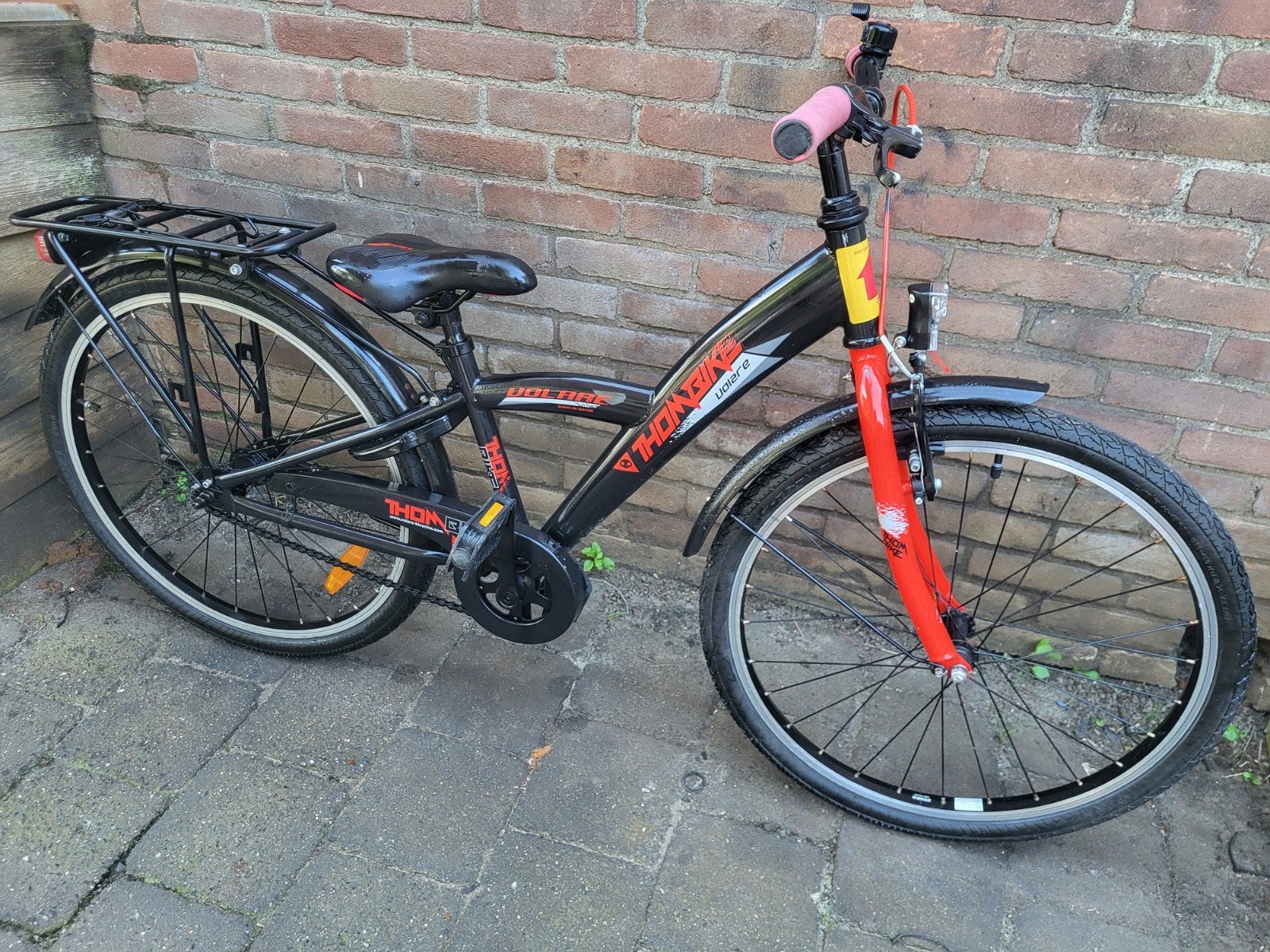 Mooie 24inch Volare Thombike jongensfiets nw licht 7-11jr, Fietsen en Brommers, Ophalen, Terugtraprem, 24 inch, Handrem