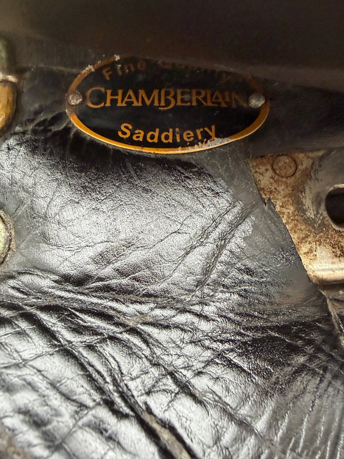 Dressuurzadel Chamberlain 17,5 inch, Dieren en Toebehoren, Ophalen, Dressuur