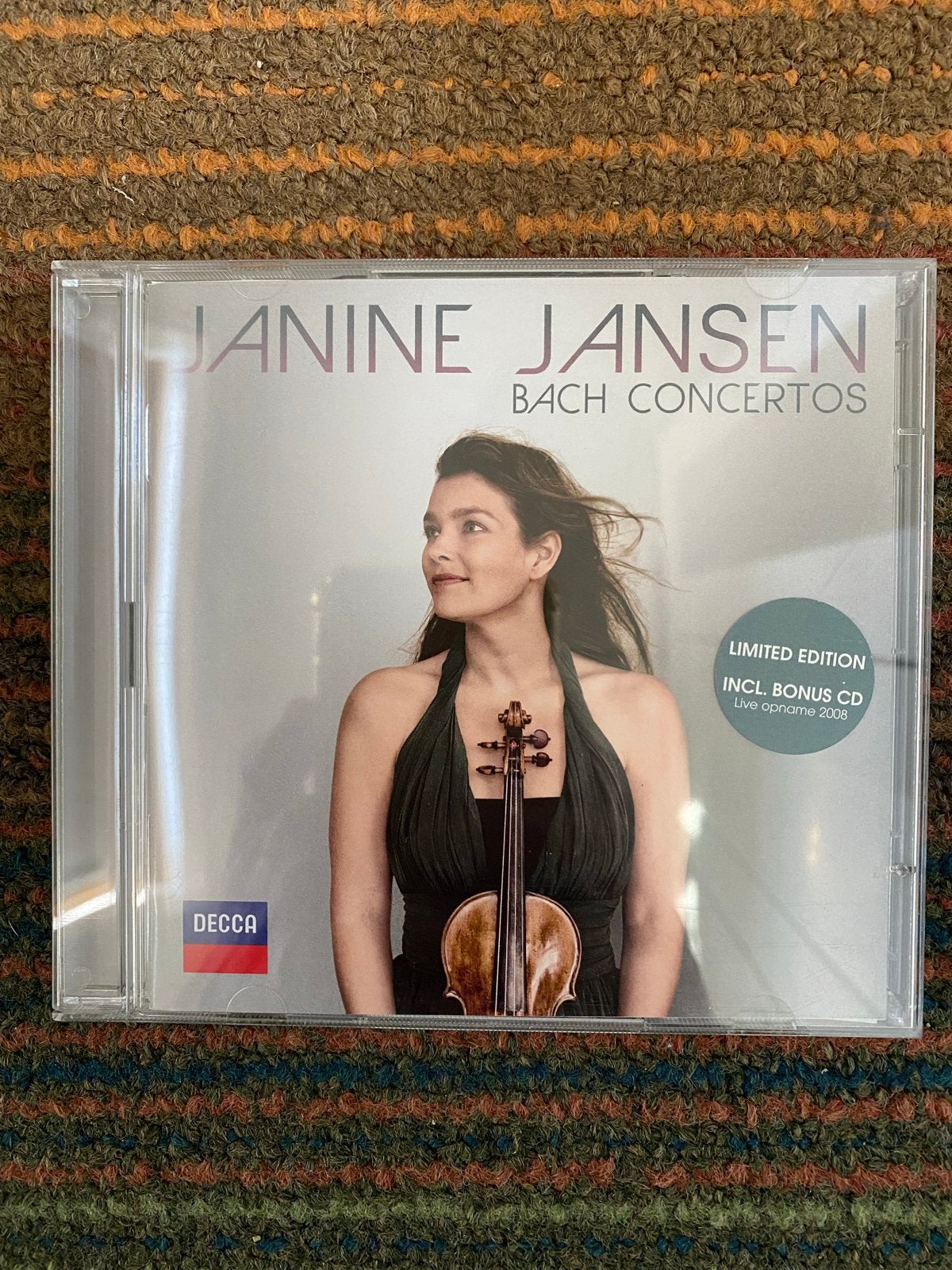 Janine Jansen - Bach Concertos (Limited Edition), Cd's en Dvd's, Ophalen, Bonusmateriaal, Soloconcert, Zo goed als nieuw