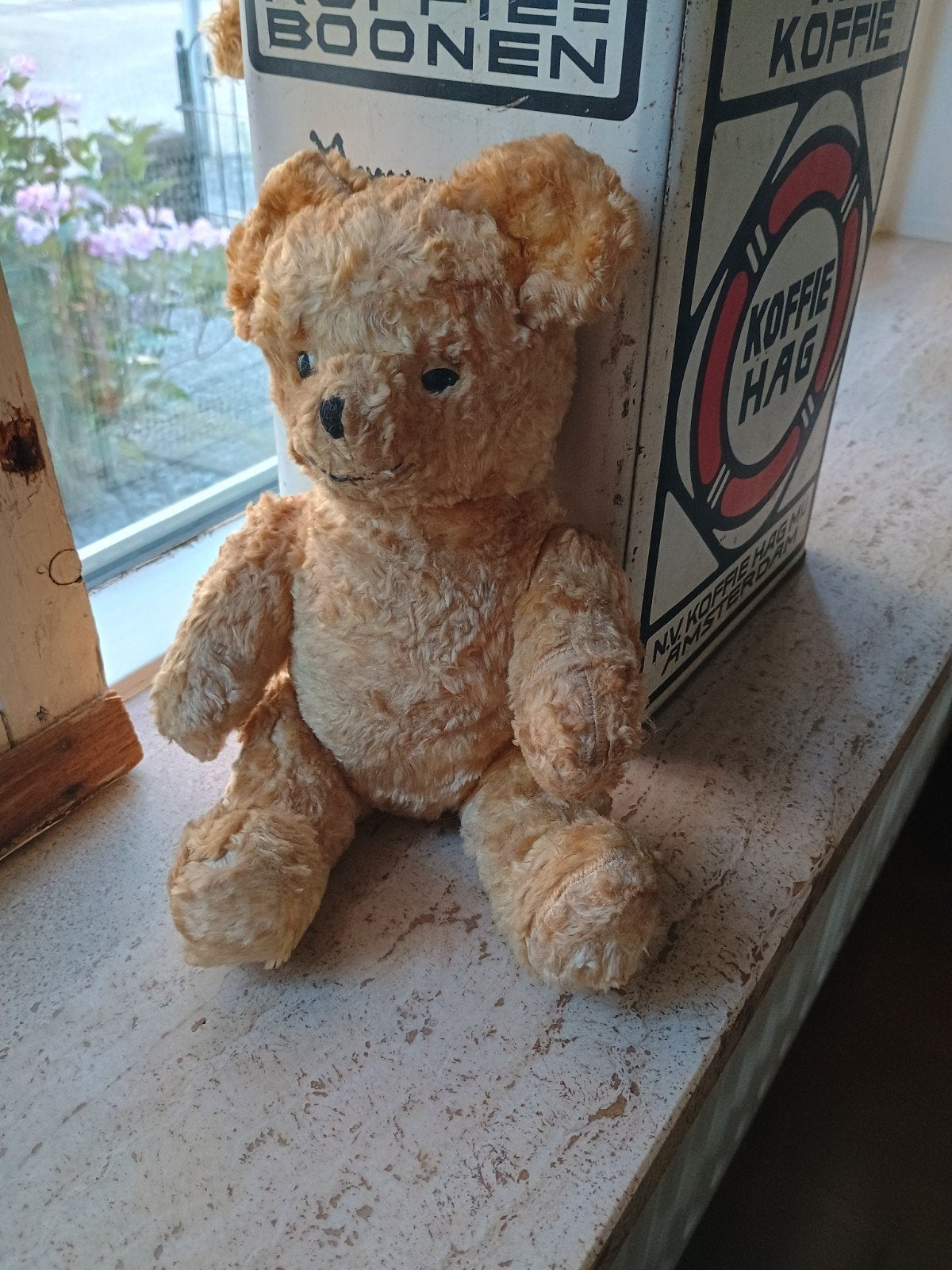 Oude Teddybeer - Beer, Verzamelen, Ophalen of Verzenden, Zo goed als nieuw, Stoffen beer, Overige merken