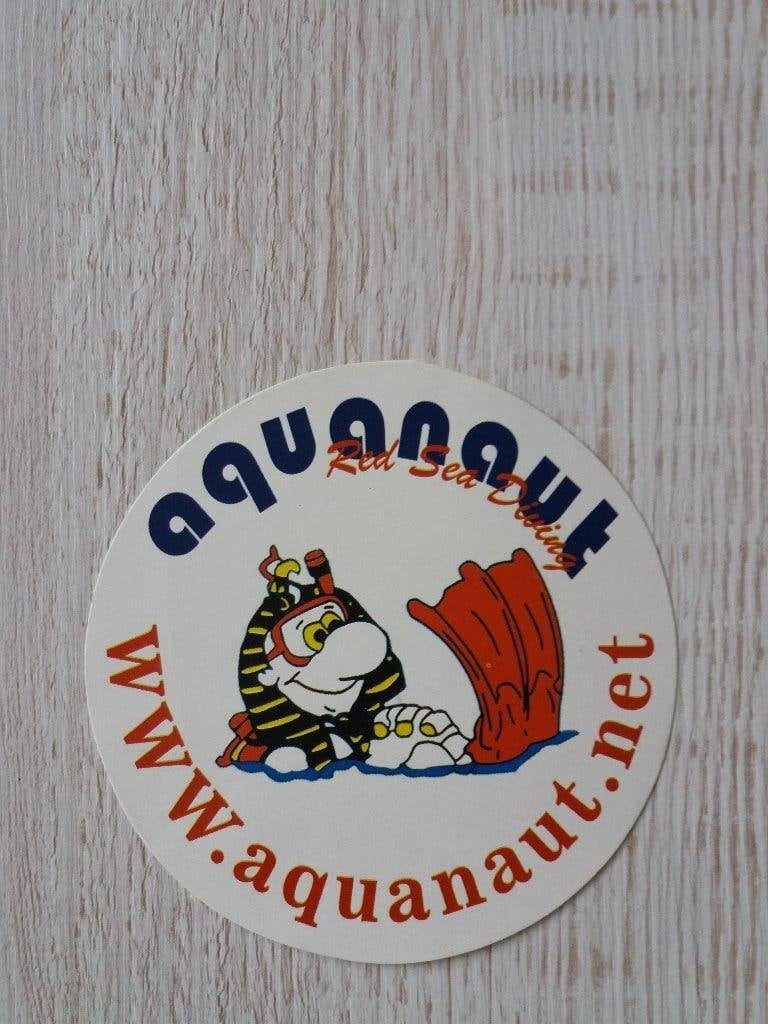 sticker aquanaut Red Sea Diving, Ophalen of Verzenden, Zo goed als nieuw, Overige typen