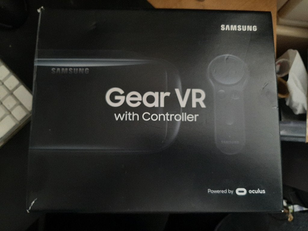 SAMSUNG Gear VR met controller, Ophalen of Verzenden, Zo goed als nieuw, VR-bril, Telefoon