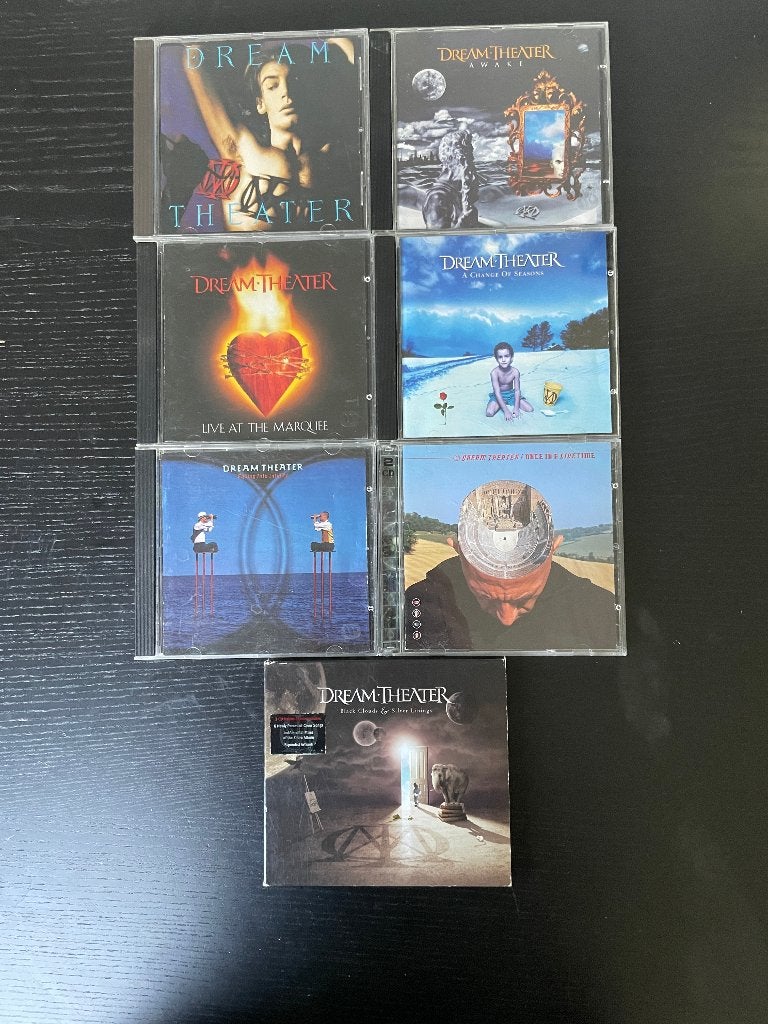 CD's Dream Theater (10 CD's), Progressive metal, Gebruikt, Bonusmateriaal, Ophalen of Verzenden