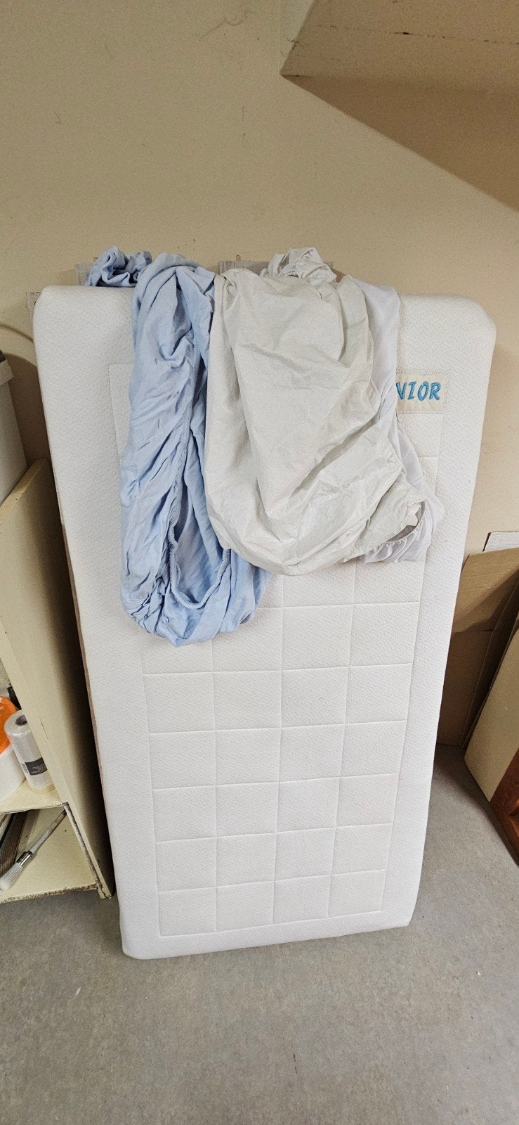 Interbaby kinderbed 140x70cm met matras en beddengoed, Kinderen en Baby's, Gebruikt, 70 tot 85 cm, 140 tot 160 cm, Ophalen