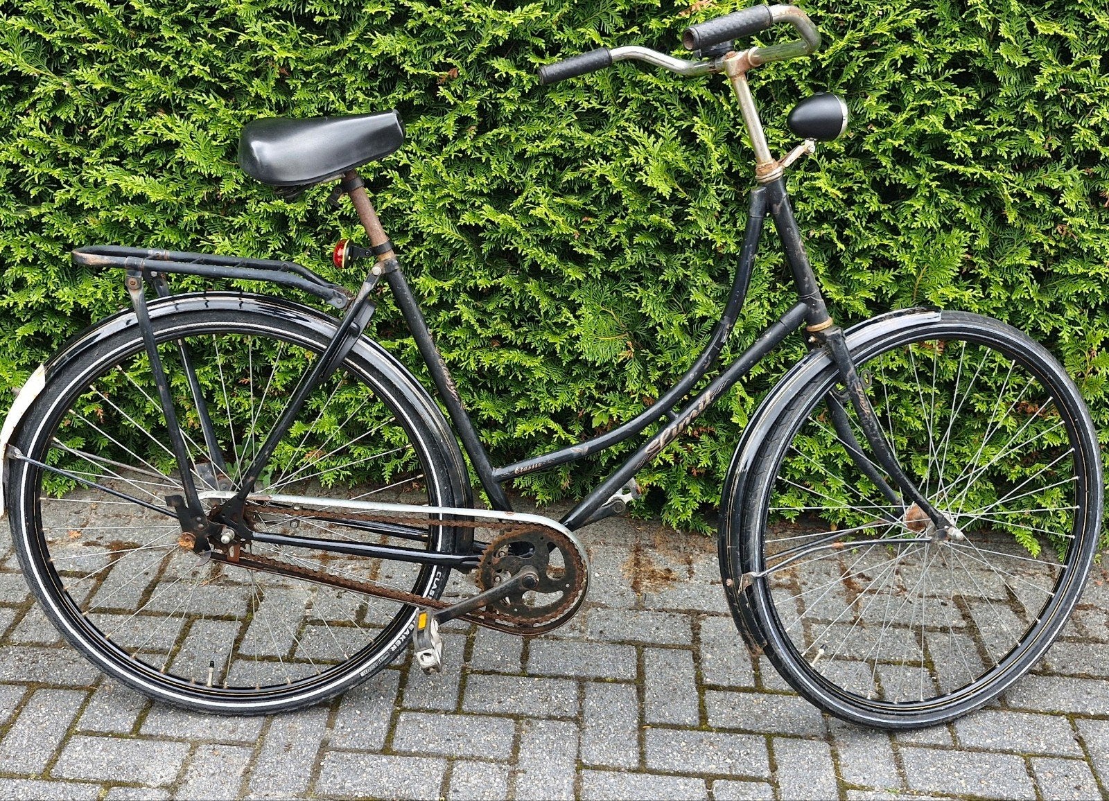 Oma fiets, Ophalen, Terugtraprem