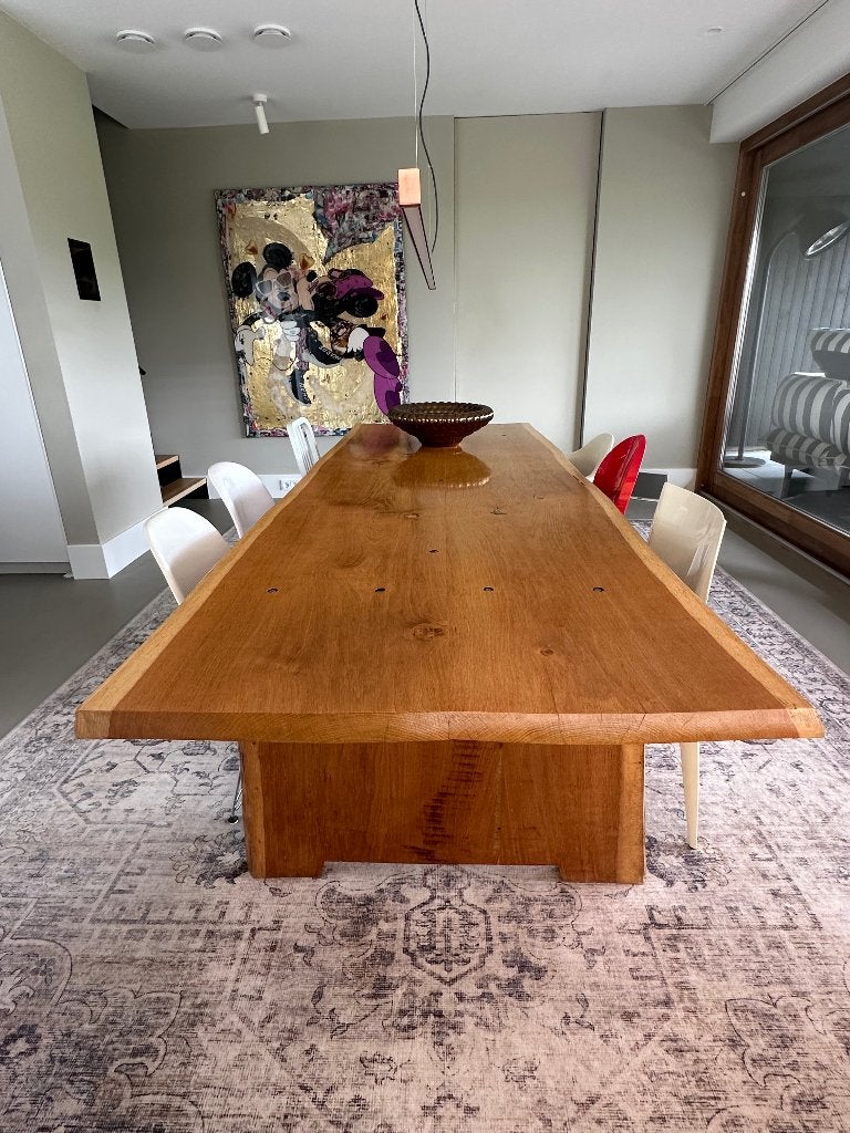 Boomstamtafel Piet Hein eek, Ophalen, Gebruikt, Eikenhout, 200 cm of meer