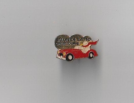 franse pin Salon de l'Auto, Cherbourg, Verzamelen, Ophalen of Verzenden, Zo goed als nieuw, Overige onderwerpen, Speldje of Pin
