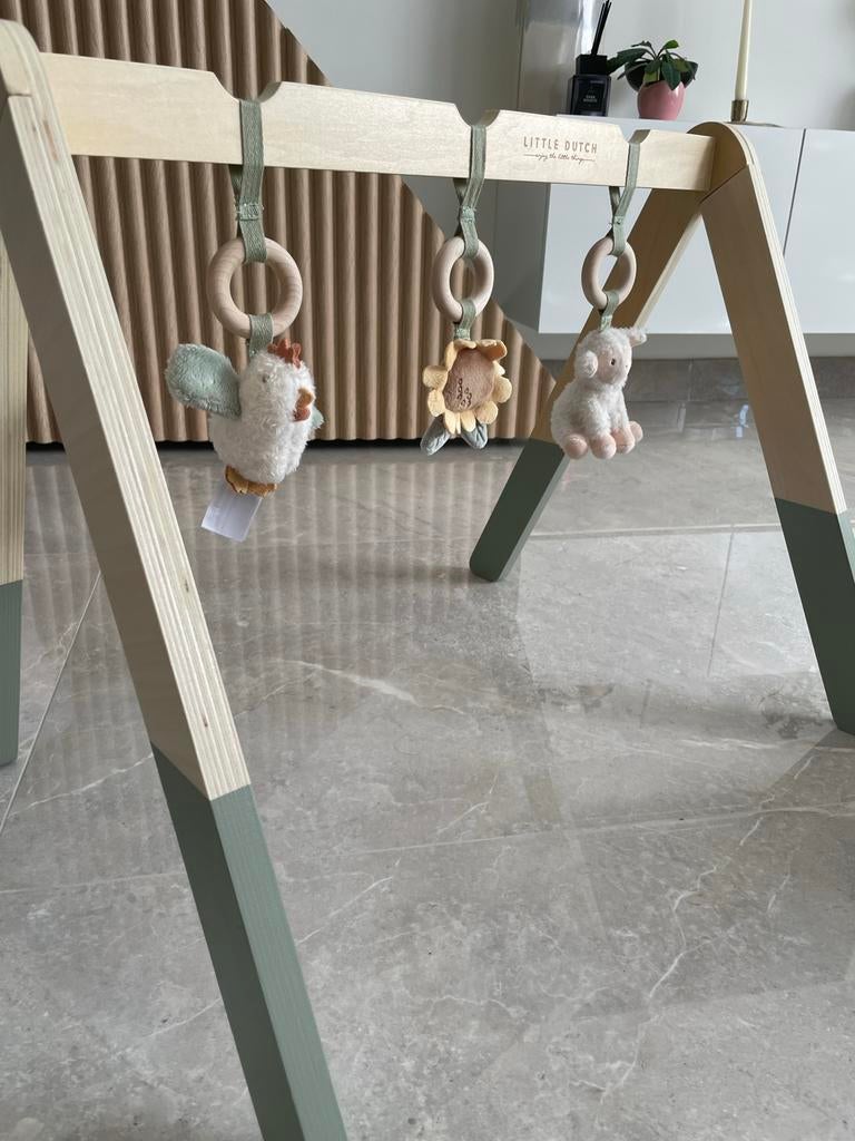 Little Dutch Babygym met speeltjes inclusief doos ZGAN, Kinderen en Baby's, Ophalen of Verzenden, Zo goed als nieuw, Babygym