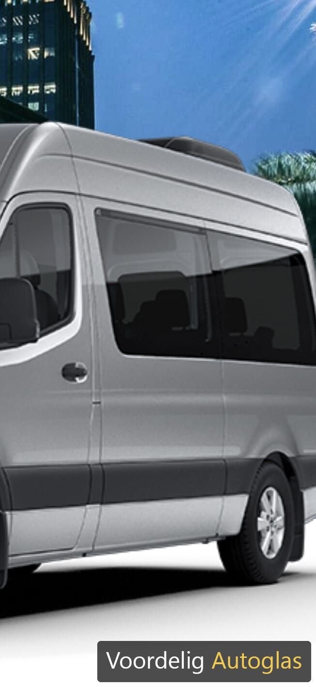 Zijruiten en achterruiten Mercedes sprinter vanaf 2007, Ophalen, -, Nieuw, -