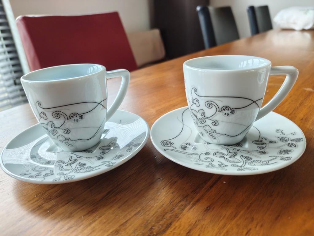 Nespresso Design Collection Espresso Kopjes met Schotels, Ophalen of Verzenden