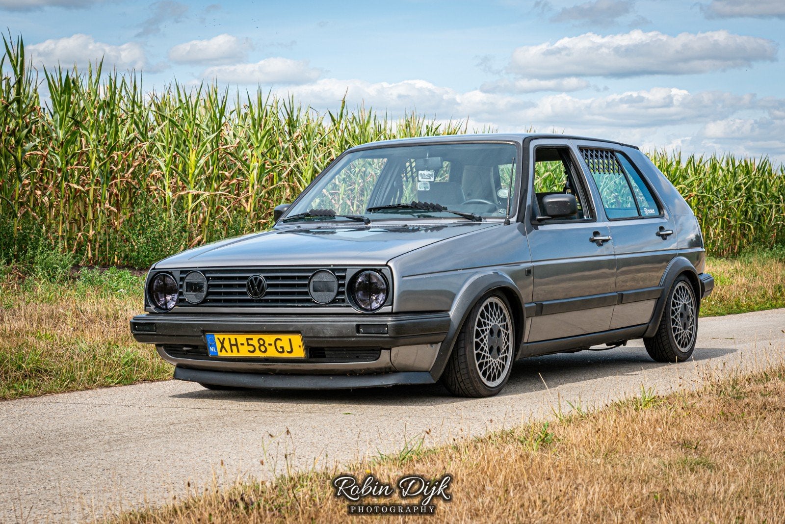 Volkswagen Golf 1.3 40KW U9 1989 Grijs 5bak 5-deurs, Voorwielaandrijving, 54 pk, 4 cilinders, 1272 cc