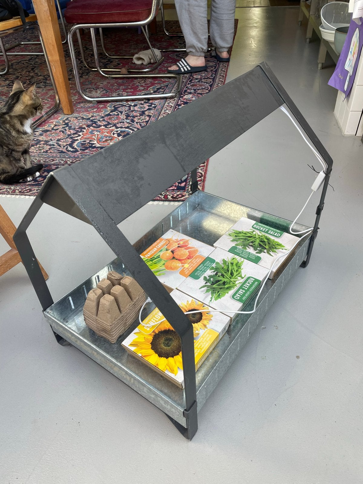 IKEA Krydda tafelmodel kweekbak met LED groeilamp, Ophalen, Gebruikt, Kweekbak