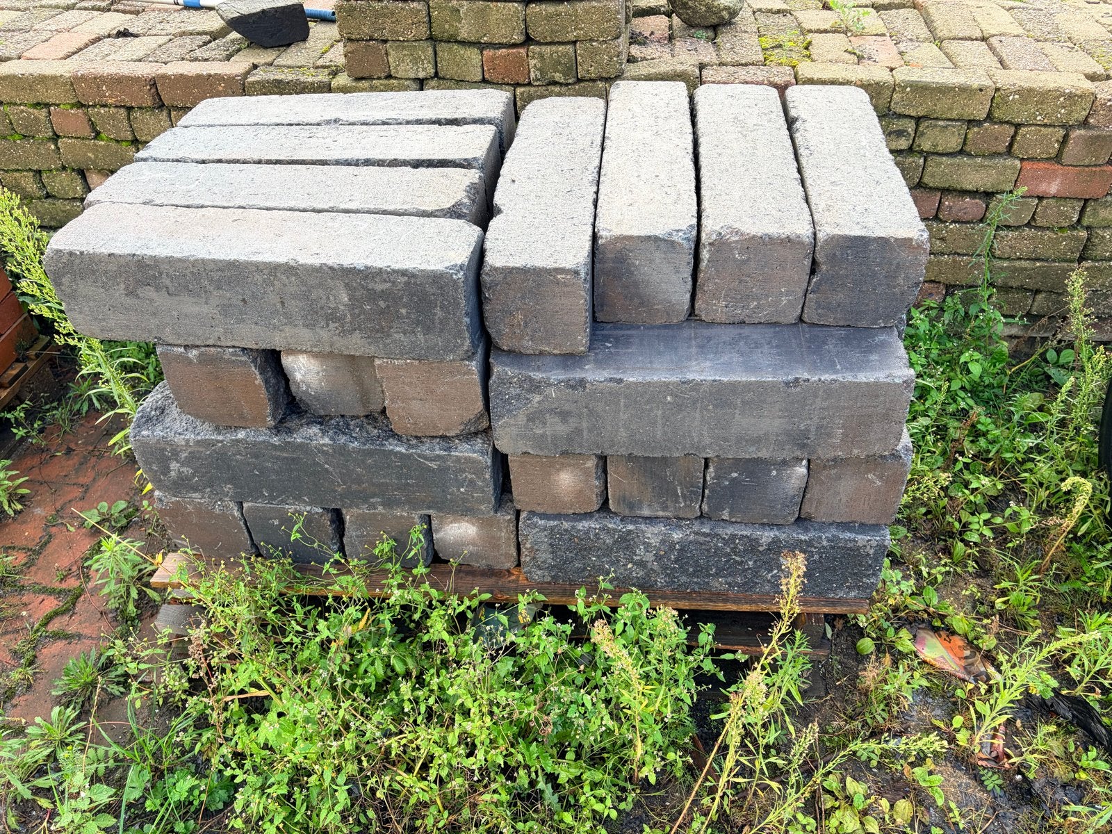 Stapelblokken voor tuin, Gebruikt, Overige typen, Ophalen of Verzenden, Minder dan 5 m²