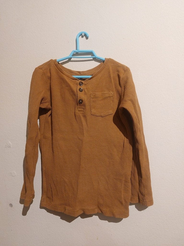 Wafelstof longsleeve KIDS maat 110/116, Kinderen en Baby's, Kinderkleding | Maat 110, Ophalen of Verzenden, Zo goed als nieuw