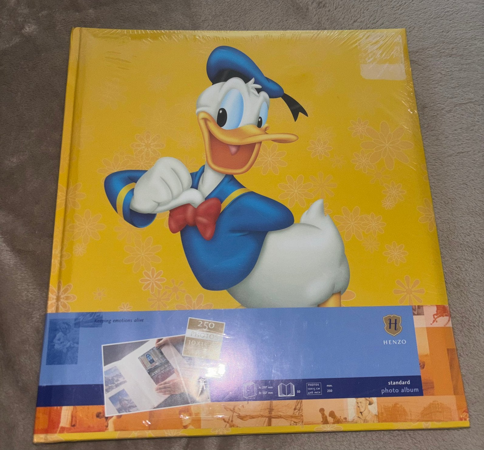 Groot Henzo Disney fotoalbum Donald Duck Nieuw!, Verzenden, Nieuw