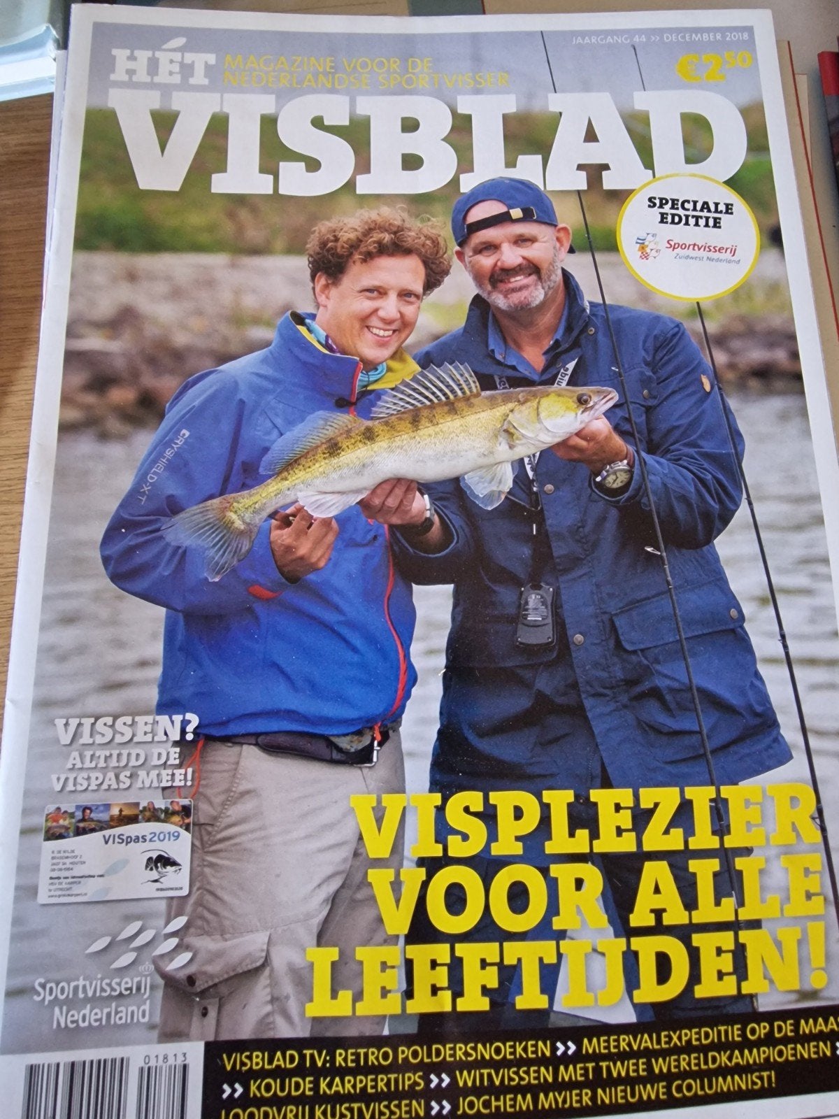 Hét Visblad - December 2018 - Speciale Editie, Ophalen of Verzenden, Gebruikt, Boek of Tijdschrift