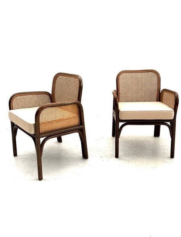 Set van 2 manou & webbing fauteuils, jaren ‘60