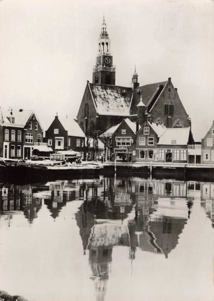 Maassluis Haven met de Grote Kerk L3419, Ophalen, 1960 tot 1980, Ongelopen, Zuid-Holland