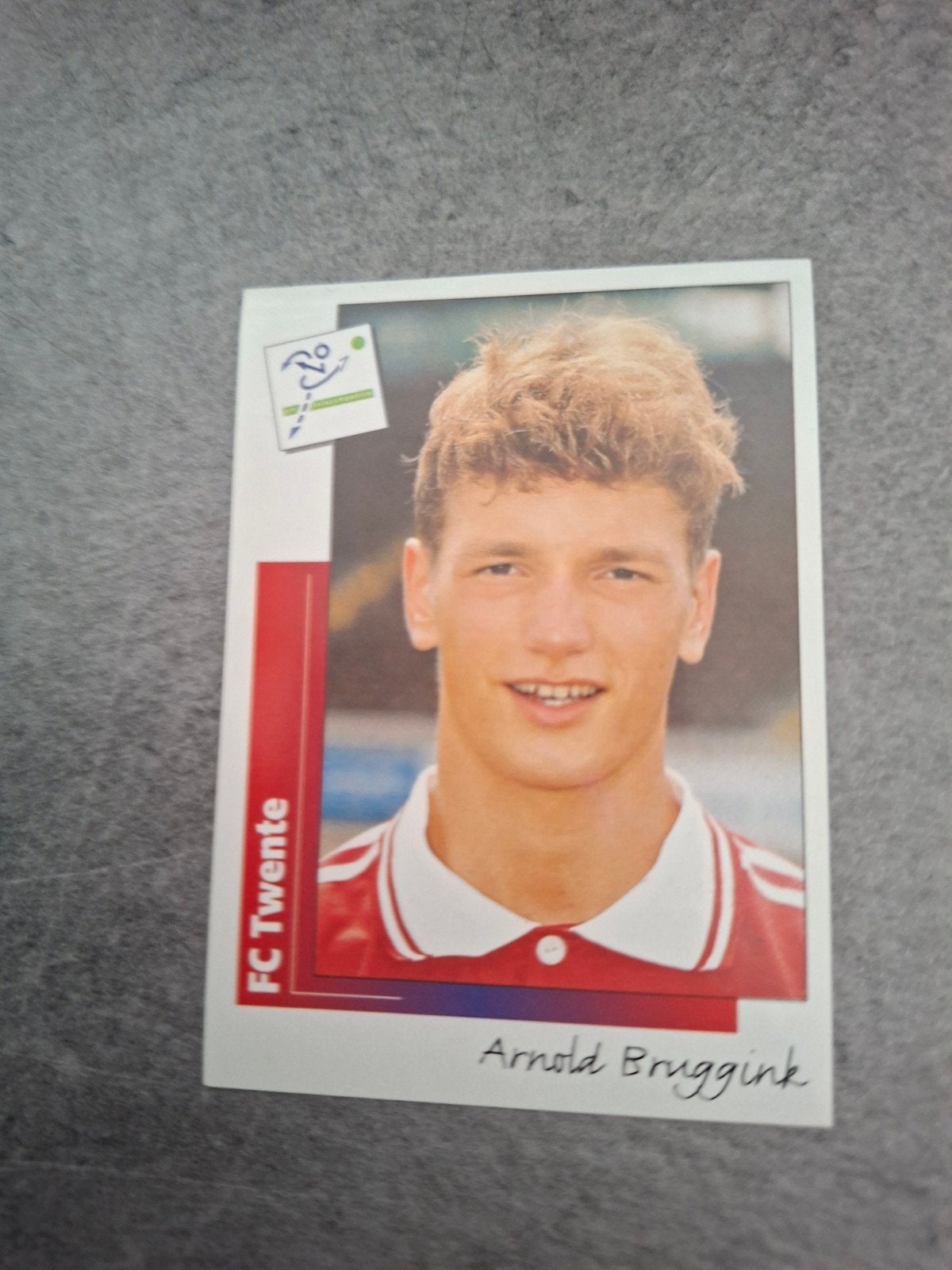 Panini sticker Voetbal 96. Arnold Bruggink FC Twente., Ophalen of Verzenden, Zo goed als nieuw, Sticker