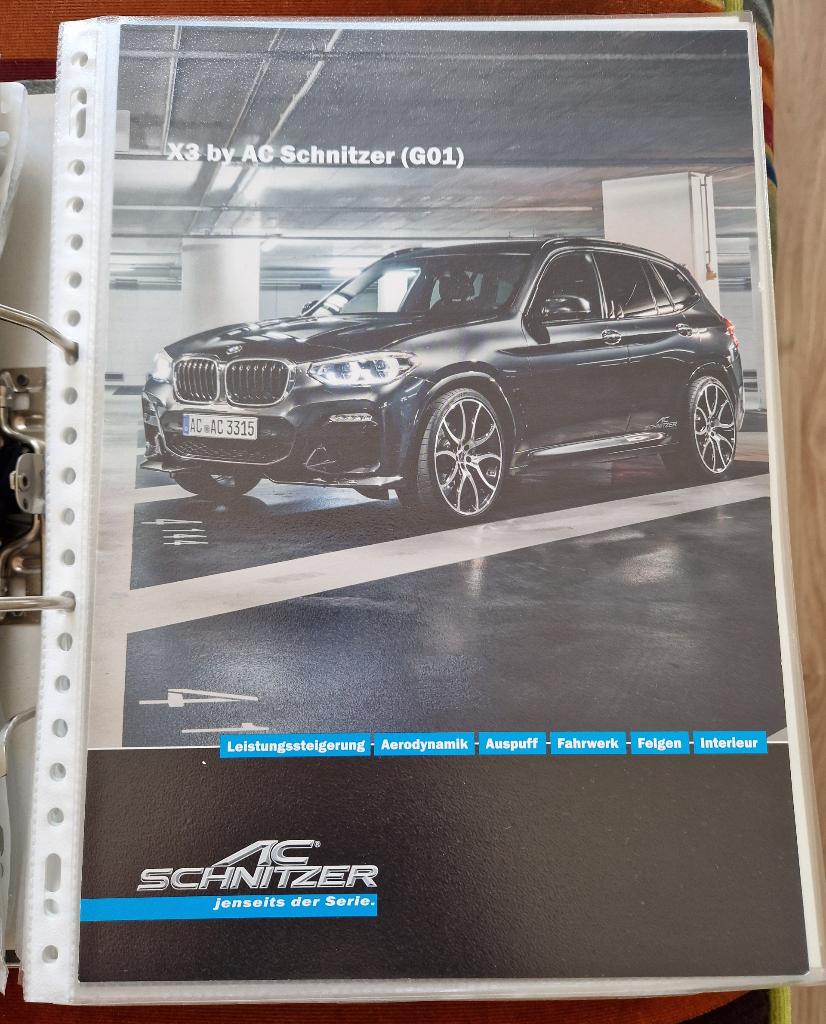 Folders AC Schnitzer BMW, Ophalen of Verzenden, Zo goed als nieuw, BMW