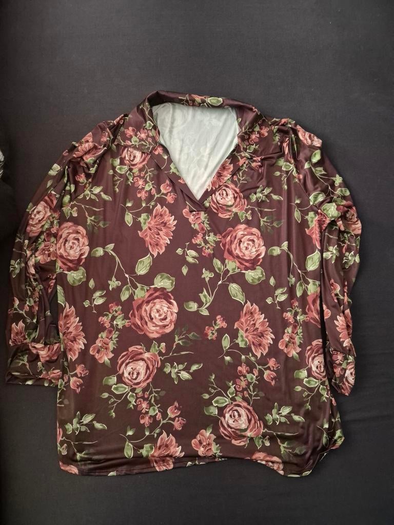 Shirt maat 52/54, Kleding | Dames, Grote Maten, Ophalen of Verzenden, Nieuw, Blauw, Shirt of Top