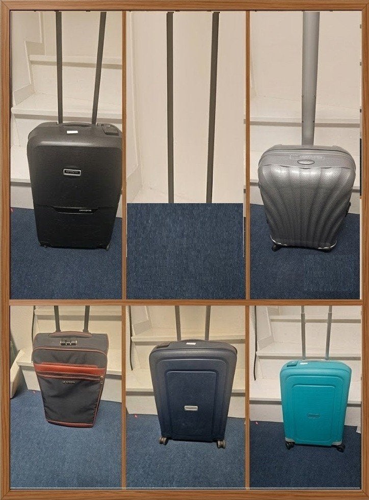 Samsonite handbagage, Sieraden, Tassen en Uiterlijk, Koffers, Zo goed als nieuw, Hard kunststof, 50 tot 60 cm, 35 tot 45 cm, Slot