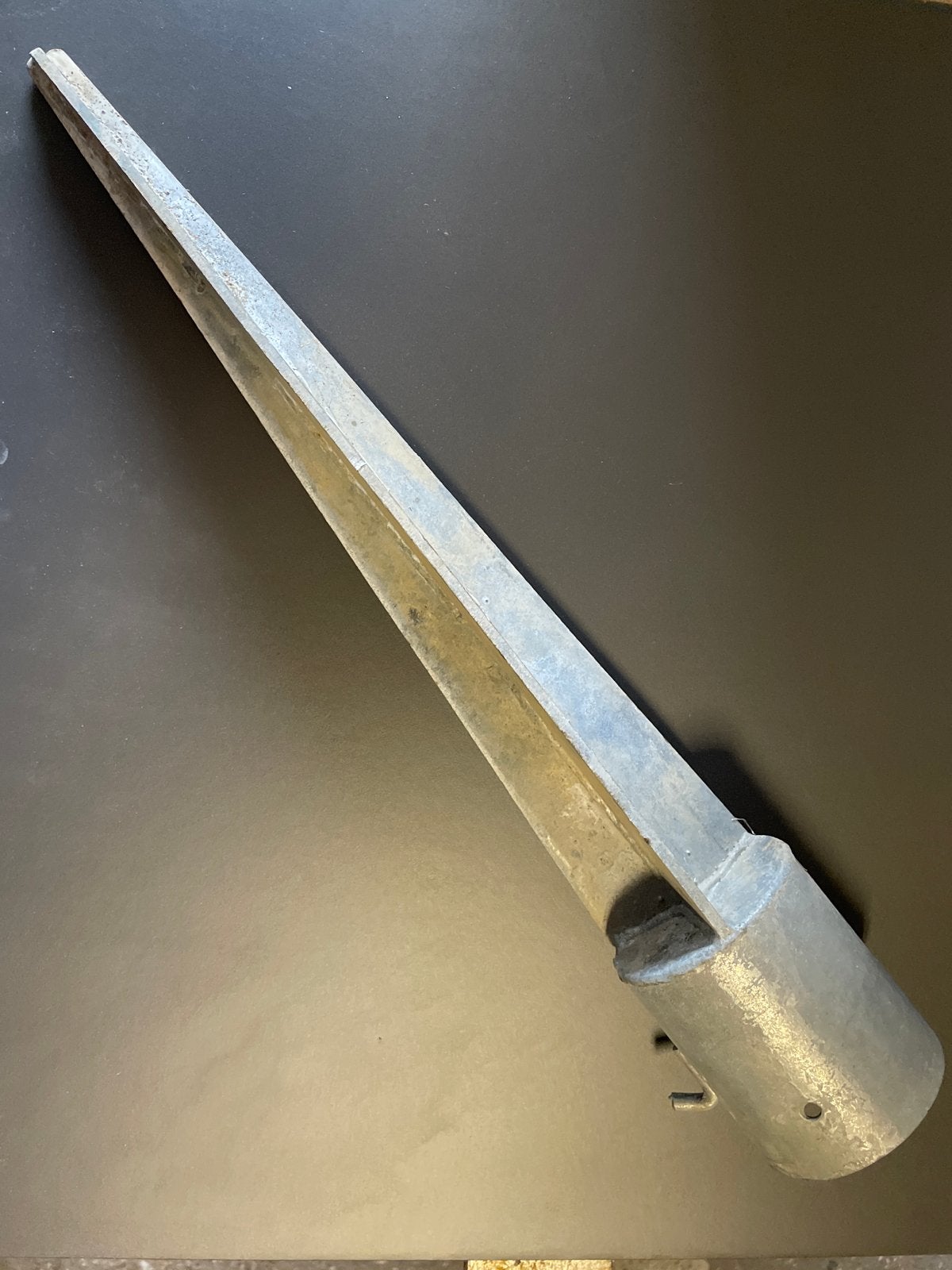 Verzinkte Grondpin voor Rondpalen 80-82 mm - 76 Stuks, Tuin en Terras, Ophalen, Gebruikt, Overige typen