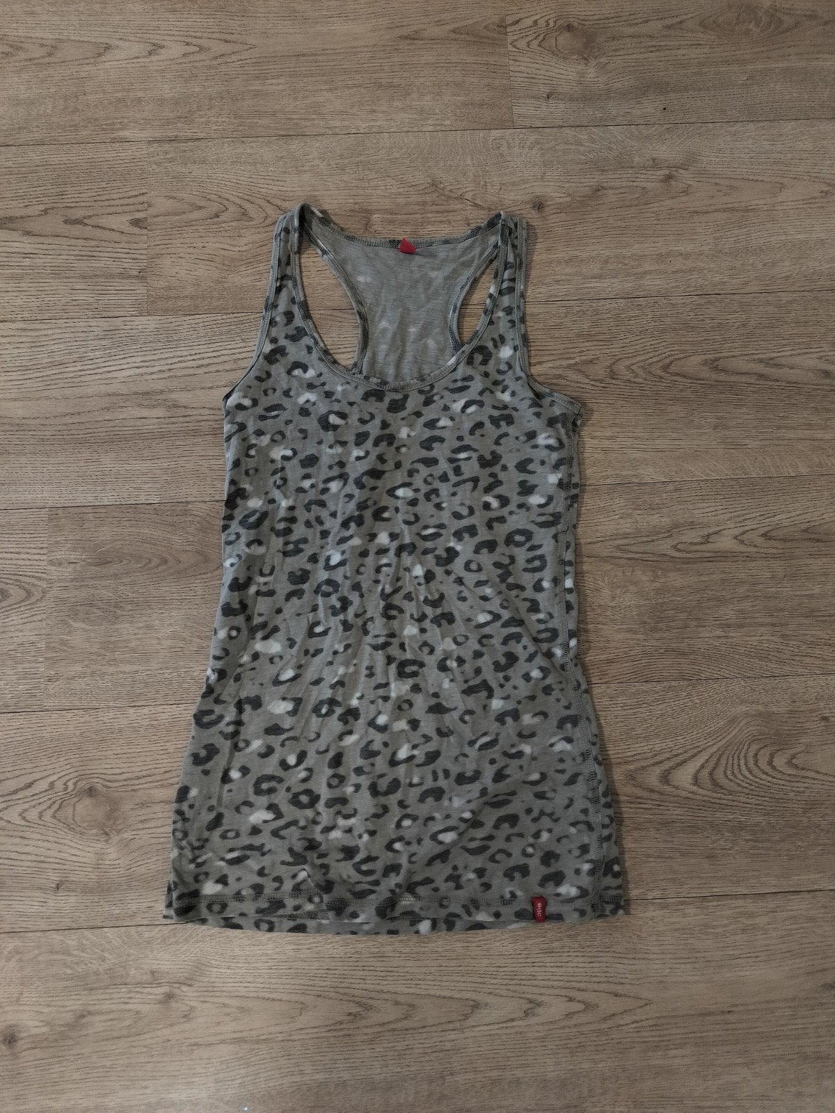 EDC  topje  met luipaardprint, maat S, Kleding | Dames, Ophalen of Verzenden, Zo goed als nieuw, Grijs, EDC